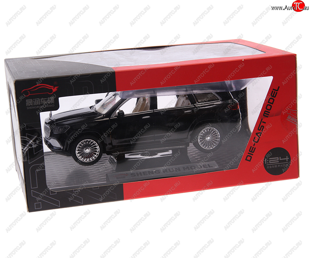 3 599 р. Модель автомобиля MERCEDES GLS 600 металлическая (1:24) (свет,звук) NO NAME sr2404  с доставкой в г. Пермь