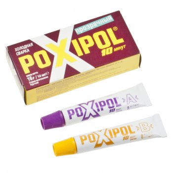 329 р. Клей эпоксидный двухкомпонентный прозрачный 14мл POXIPOL POXIPOL st02079  с доставкой в г. Пермь. Увеличить фотографию 1