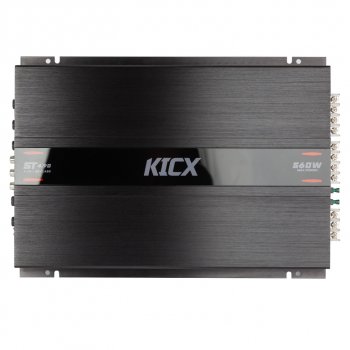 9 599 р. Усилитель автомобильный 4х90Вт KICX KICX st 4.90  с доставкой в г. Пермь. Увеличить фотографию 2