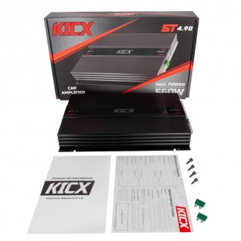 9 599 р. Усилитель автомобильный 4х90Вт KICX KICX st 4.90  с доставкой в г. Пермь. Увеличить фотографию 5