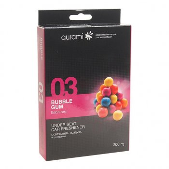278 р. Ароматизатор под сиденье гелевый (bubble gum) AURAMI AURAMI std-03  с доставкой в г. Пермь. Увеличить фотографию 1