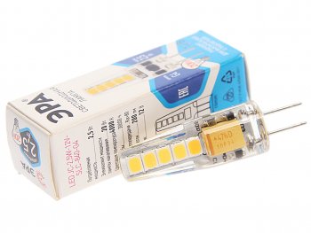 201 р. Лампа светодиодная G4 2.5W (20W) 12V нейтральный ЭРА ЭРА std led-jc-2,5w-12v-slc-840-g4  с доставкой в г. Пермь. Увеличить фотографию 1