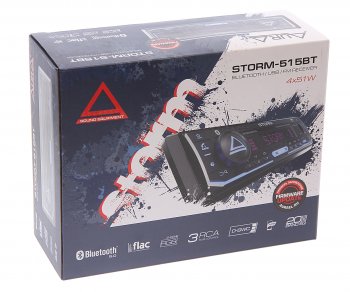 4 999 р. Магнитола автомобильная 1DIN AURA AURA storm-515bt  с доставкой в г. Пермь. Увеличить фотографию 4
