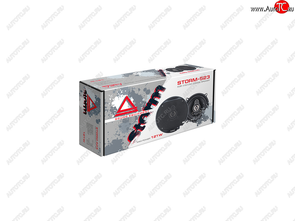 2 699 р. Колонки коаксиальные (3-х полосные, Ø5 (13 см), 61 ВТ) AURA STORM-523 Honda Prelude 3 BA купе рестайлинг (1989-1991)  с доставкой в г. Пермь