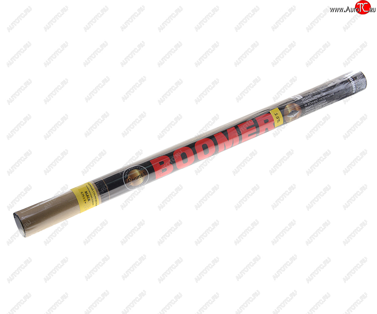 1 579 р. Пленка тонировочная 15% 0.75х2.0м съемная Black STP BOOMER BOOMER stp-75200bk15  с доставкой в г. Пермь
