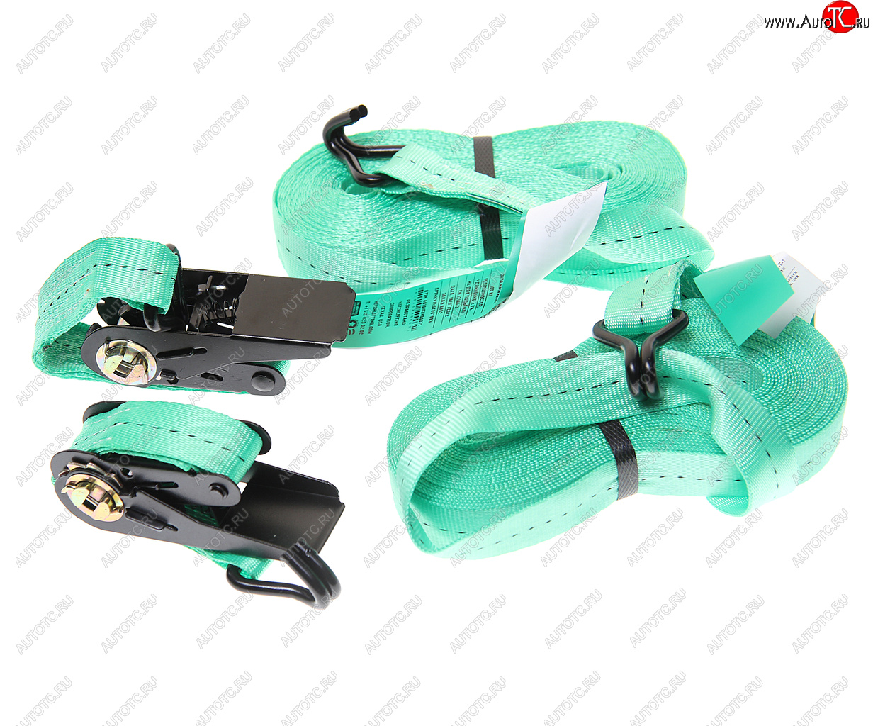 899 р. Стяжка крепления груза 1т 10м-25мм с храповиком комплект 2шт. HITCH HITCH sz067693  с доставкой в г. Пермь