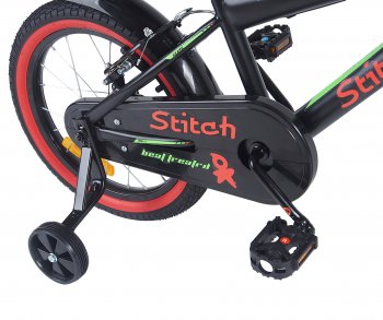 6 699 р. Велосипед 16 1-ск. (4-6 лет) черный STITCH STITCH t18b907-16 STITCH t18b907-16  с доставкой в г. Пермь. Увеличить фотографию 2
