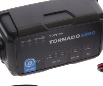 6 699 р. Устройство зарядное 6-12V 4А 150Ач (автомат) IP 65 TOPDON TOPDON t4000  с доставкой в г. Пермь. Увеличить фотографию 2