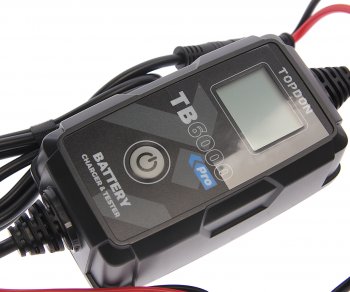 9 749 р. Устройство зарядное 6-12V 6А 240Ач (автомат) IP 65 со встроенным тестером АКБ TOPDON TOPDON tb6000pro  с доставкой в г. Пермь. Увеличить фотографию 2