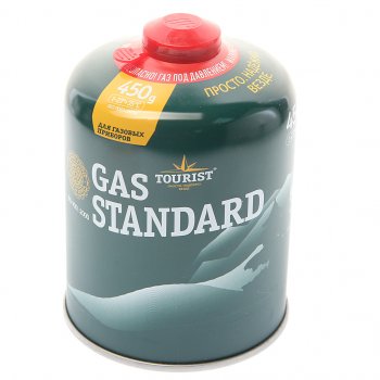 Газ бутан 450г резьбовой (всесезонный) Standard TOURIST TOURIST tbr-450