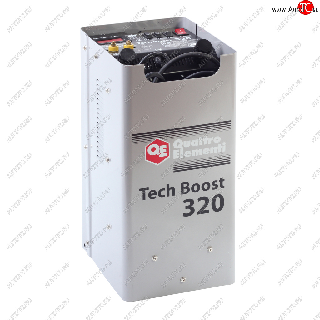15 849 р. Устройство пуско-зарядное 12-24V45-450Ач300А передвижное QUATTRO ELEMENTI QUATTRO ELEMENTI tech boost 320  с доставкой в г. Пермь