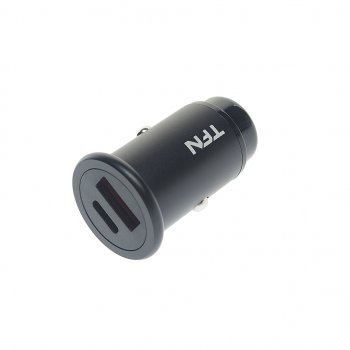 569 р. Устройство зарядное в прикуриватель 1USB + 1 Type C 12V TFN TFN tfn-ccrpd18w03  с доставкой в г. Пермь. Увеличить фотографию 1