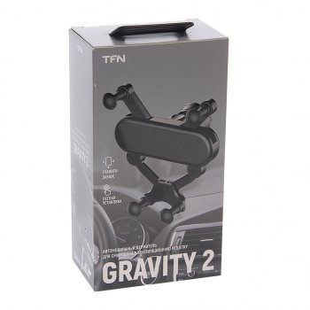 289 р. Держатель телефона на дефлектор черный TFN TFN tfn-hl-gravity2  с доставкой в г. Пермь. Увеличить фотографию 4