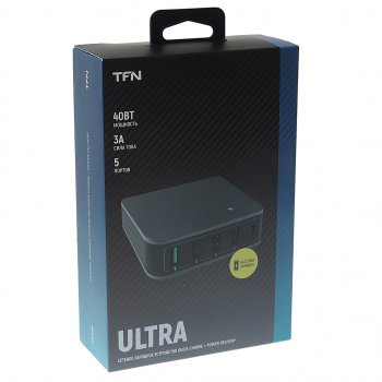 2 059 р. Устройство зарядное в розетку 5 USB TFN TFN tfn-wc06  с доставкой в г. Пермь. Увеличить фотографию 3