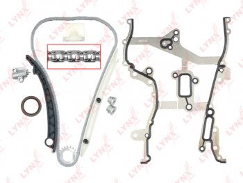 10 999 р. Комплект цепи ГРМ OPEL Astra J (1.4) (цепь+башмак+2 успокоит+натяж+звезда+прокл кр ГРМ+сальник) LYNX LYNX tk0011  с доставкой в г. Пермь. Увеличить фотографию 1