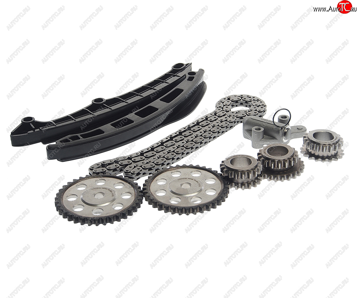 11 299 р. Комплект цепи ГРМ VW AUDI SKODA (1.41.6) (1 цепь+башмак натяж+успокоит+натяж+5 звезд) LYNX LYNX tk0065  с доставкой в г. Пермь