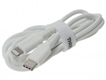 779 р. Кабель iPhone (5-)-USB Type C 1м белый XO XO tk04 mfi white  с доставкой в г. Пермь. Увеличить фотографию 1