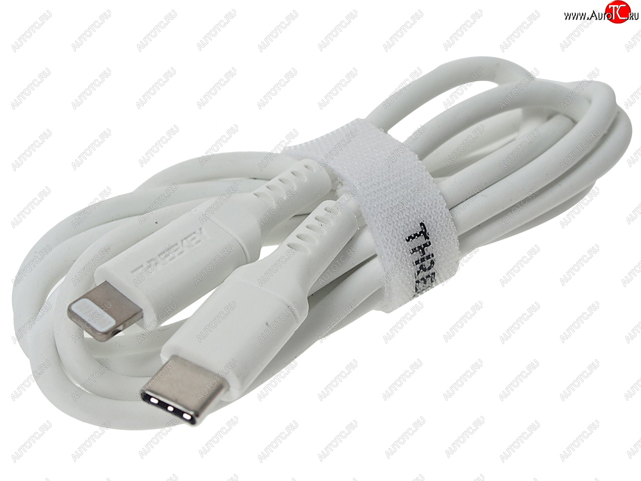 779 р. Кабель iPhone (5-)-USB Type C 1м белый XO XO tk04 mfi white  с доставкой в г. Пермь