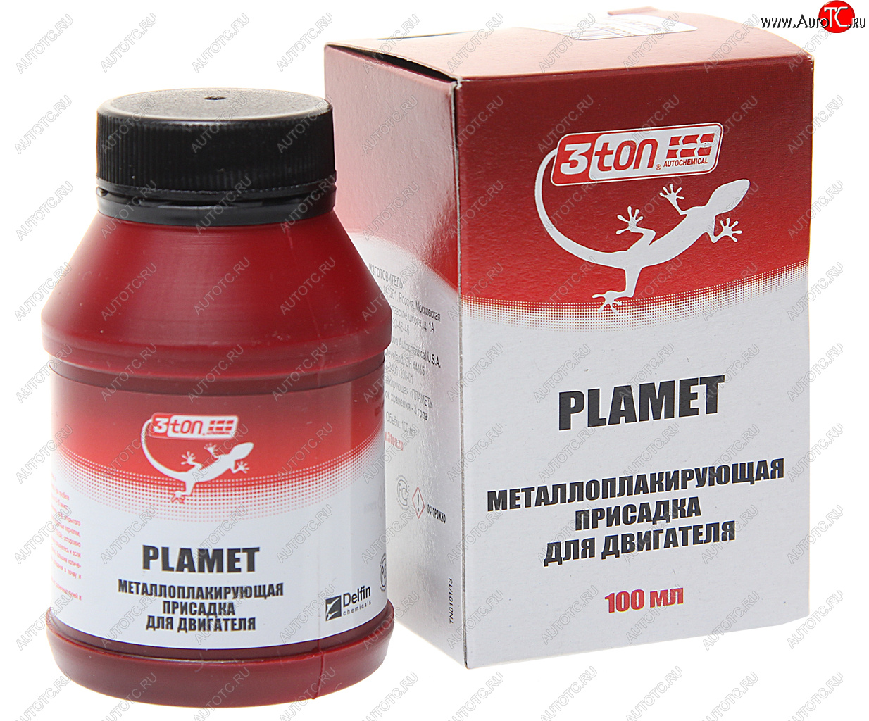 95 р. Присадка для двигателя PlaMet 100мл 3TON 3TON tm-105  с доставкой в г. Пермь