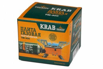 789 р. Плита газовая портативная Krab TOURIST TOURIST tm-300  с доставкой в г. Пермь. Увеличить фотографию 6