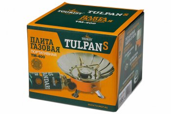 1 069 р. Плита газовая портативная лепестковая ветрозащитная Tulpan-S TOURIST TOURIST tm-400  с доставкой в г. Пермь. Увеличить фотографию 5