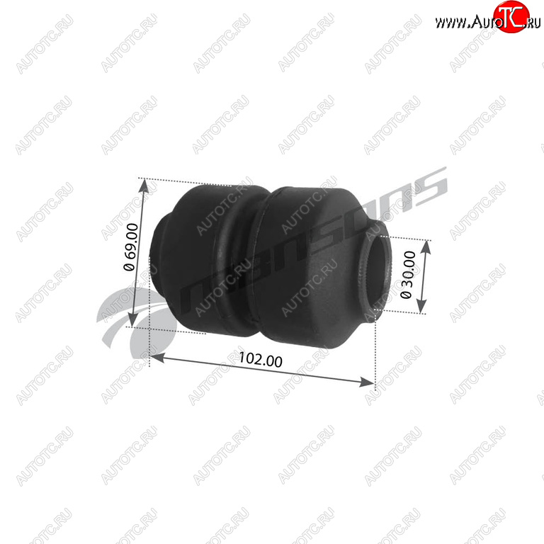 599 р. Сайлентблок SCHMITZ полурессоры (30х68х102) металл-резина MANSONS MANSONS trb4021  с доставкой в г. Пермь