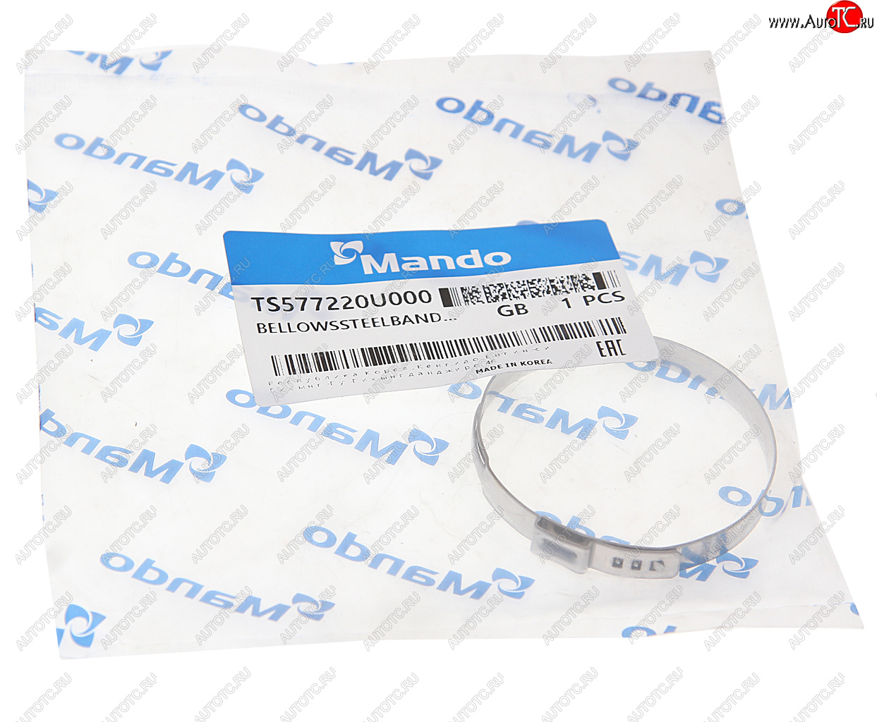 110 р. Хомут HYUNDAI Solaris пыльника рейки рулевой MANDO MANDO ts577220u000  с доставкой в г. Пермь