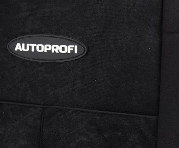 3 299 р. Универсальные чехлы сидений (майка, 9 предм., полиэстер/велюр) AUTOPROFI   (черный)  с доставкой в г. Пермь. Увеличить фотографию 4