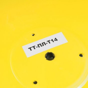 699 р. Колпак колеса R-22.5 переднего пластик (желтый) ТТ ТЕХНО-ТРЕЙД тт-пл-т14  с доставкой в г. Пермь. Увеличить фотографию 2