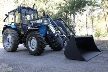 327 999 р. Погрузчик МТЗ-80,82 (ТУРС-1000) навесной (база на поддоне) без джойстика САЛЬСК САЛЬСКСЕЛЬМАШ турс-1000-0  с доставкой в г. Пермь. Увеличить фотографию 3