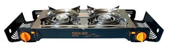 6 599 р. Плита газовая портативная двойная в кейсе (с переходником) Twin-Hit TOURIST TOURIST tw-850  с доставкой в г. Пермь. Увеличить фотографию 2