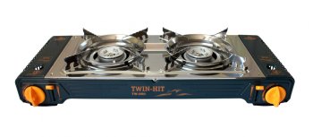 6 599 р. Плита газовая портативная двойная в кейсе (с переходником) Twin-Hit TOURIST TOURIST tw-850  с доставкой в г. Пермь. Увеличить фотографию 3