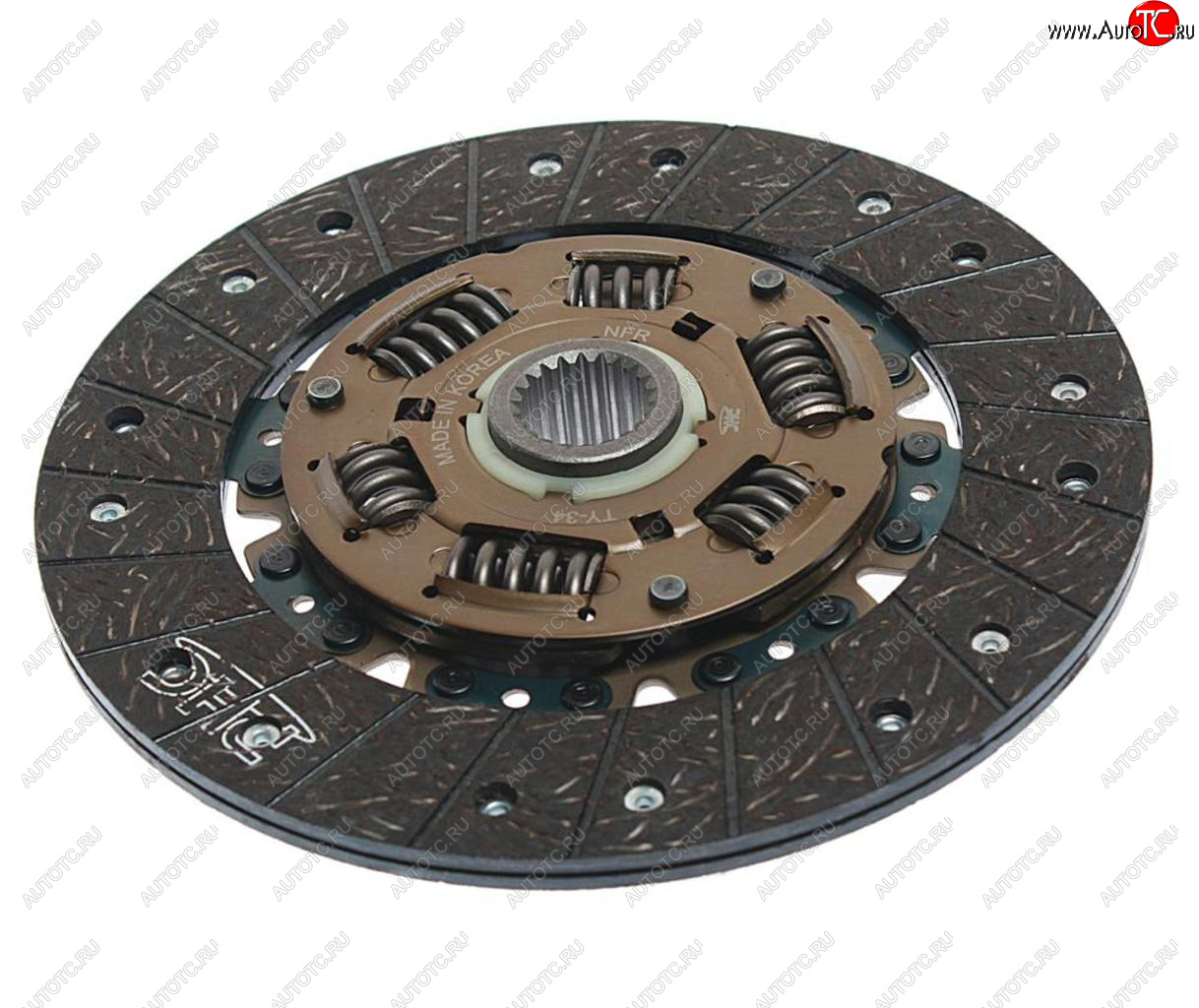 2 749 р. Диск сцепления TOYOTA Hilux (89-),Hiace (85-),Land Cruiser (84-) (2.2/2.4/2.7) (224мм) VALEO PHC VALEO PHC ty-34 VALEO PHC ty-34  с доставкой в г. Пермь