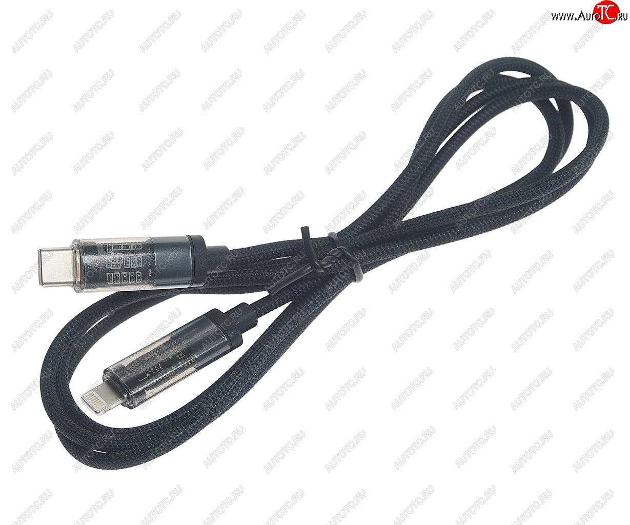 549 р. Кабель iPhone (5-)-USB Type C 1.2м HOCO HOCO u116 black  с доставкой в г. Пермь