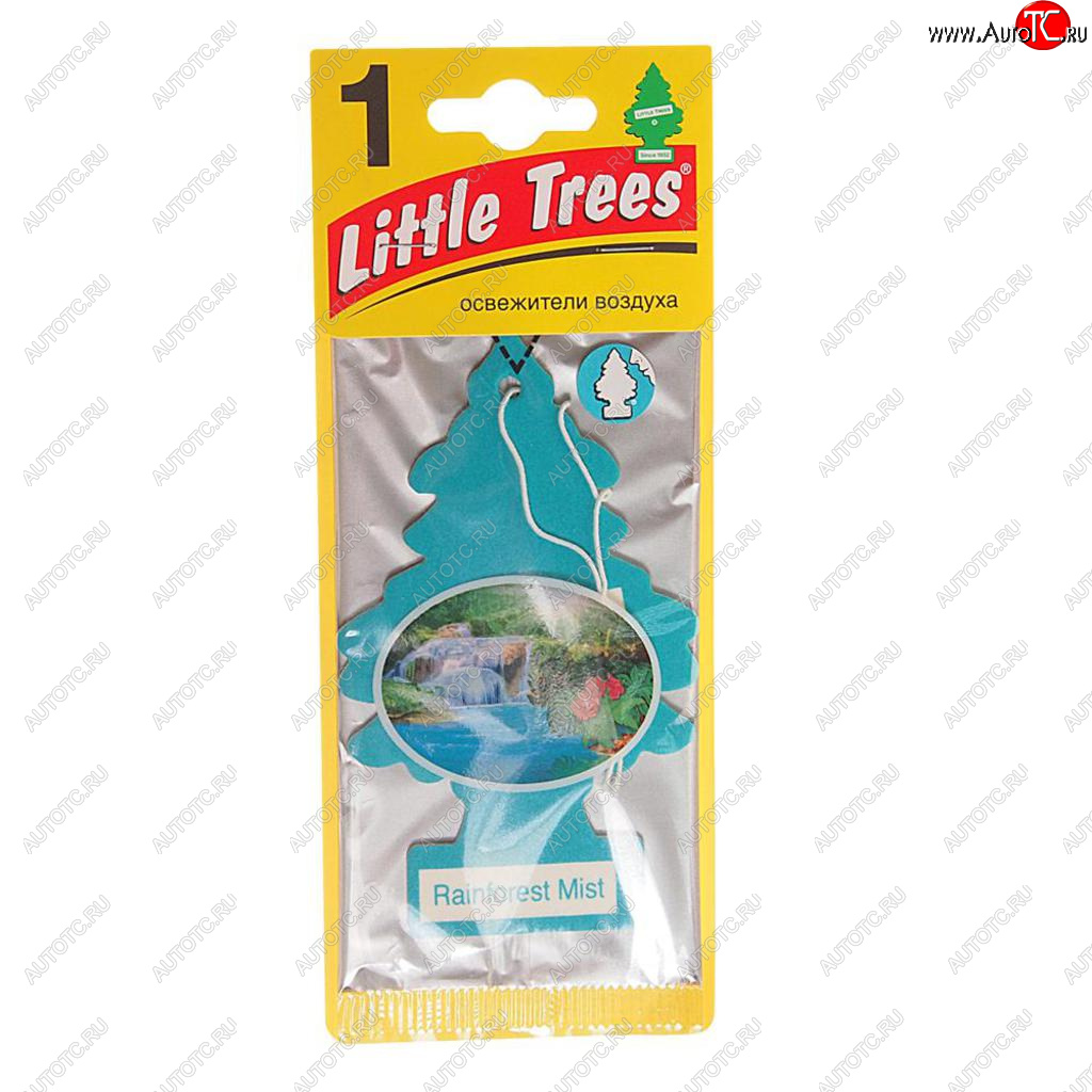 159 р. Ароматизатор подвесной пластина (тропический туман) Елочка CAR FRESHNER CAR FRESHNER u1p-10106-russ  с доставкой в г. Пермь