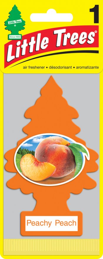159 р. Ароматизатор подвесной пластина (персик) Елочка CAR FRESHNER CAR FRESHNER u1p-10319-russ  с доставкой в г. Пермь. Увеличить фотографию 1