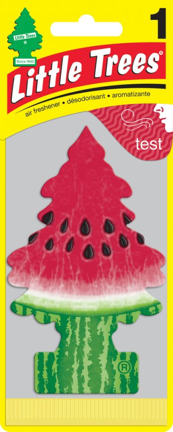 159 р. Ароматизатор подвесной пластина (арбуз) Елочка CAR FRESHNER CAR FRESHNER u1p-10320-russ  с доставкой в г. Пермь. Увеличить фотографию 1
