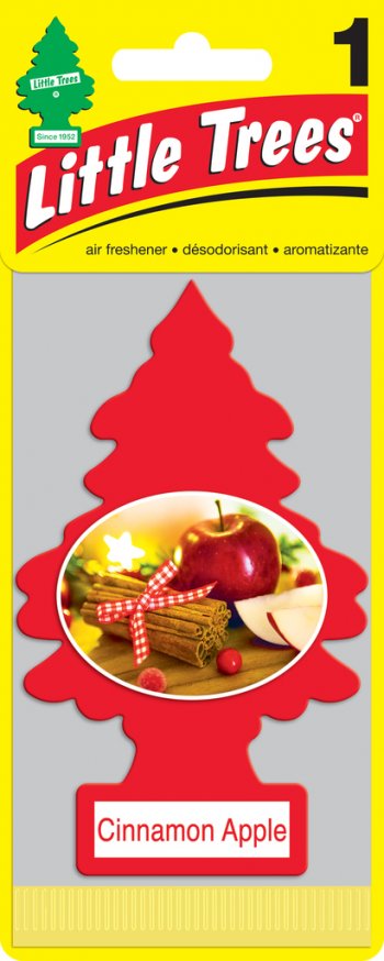159 р. Ароматизатор подвесной пластина (яблоко и корица) Елочка CAR FRESHNER CAR FRESHNER u1p-10338-russ  с доставкой в г. Пермь. Увеличить фотографию 1