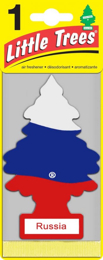 159 р. Ароматизатор подвесной пластина (ваниль) российский флаг Елочка CAR FRESHNER CAR FRESHNER u1p-19974-russ  с доставкой в г. Пермь. Увеличить фотографию 1