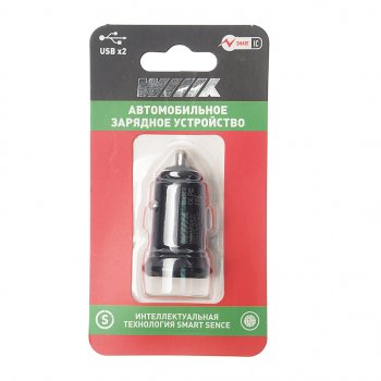 Устройство зарядное в прикуриватель 2USB 12V WIIIX WIIIX ucc-2-11
