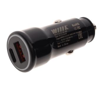 Устройство зарядное в прикуриватель 1USB + 1 Type C 12V WIIIX WIIIX ucc-5-2-01-qc-ant