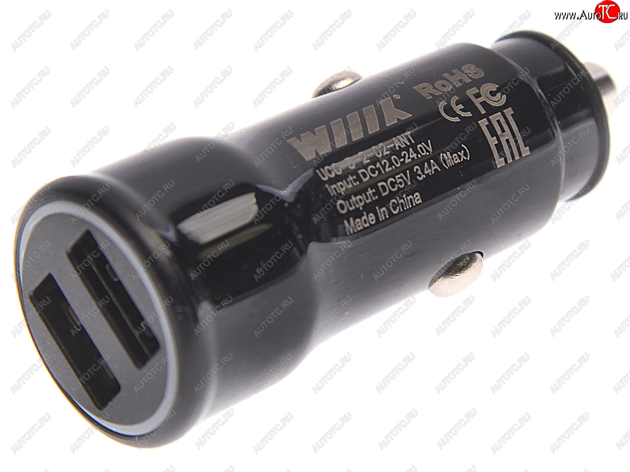369 р. Устройство зарядное в прикуриватель 2USB 12V WIIIX WIIIX ucc-5-2-02-ant  с доставкой в г. Пермь