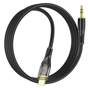 359 р. Кабель jack 3.5-iPhone (5-) 1м черный HOCO HOCO upa25 black HOCO upa25 black  с доставкой в г. Пермь. Увеличить фотографию 3