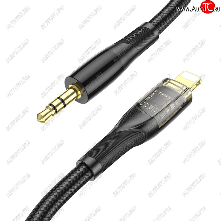 359 р. Кабель jack 3.5-iPhone (5-) 1м черный HOCO HOCO upa25 black HOCO upa25 black  с доставкой в г. Пермь