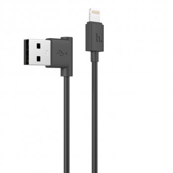 168 р. Кабель iPhone (5-) 1.2м черный HOCO HOCO upl11 black  с доставкой в г. Пермь. Увеличить фотографию 3