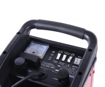 11 199 р. Устройство пуско-зарядное 12-24V/30-500Ач/180А передвижное ELITECH ELITECH упз 320-180 ELITECH упз 320-180  с доставкой в г. Пермь. Увеличить фотографию 2