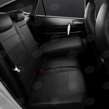 11 299 р. Универсальные чехлы сидений (майка,9 предм., экокожа) Recaro AVTOLIDER   (черный)  с доставкой в г. Пермь. Увеличить фотографию 4