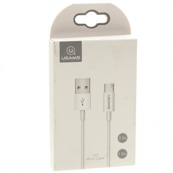 267 р. Кабель micro USB 1м HOCO HOCO us-sj284 u23 white  с доставкой в г. Пермь. Увеличить фотографию 2