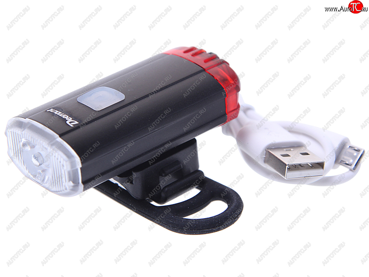 1 169 р. Фонарь велосипедный 2 в 1 USB кабель с аккумулятором 800mAh VXM NO NAME ут00019039  с доставкой в г. Пермь
