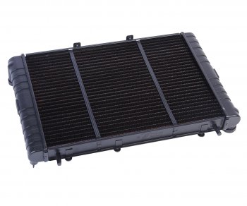 10 249 р. Радиатор ГАЗ-3110 медный 2-х рядный G-PART (ОАО ГАЗ) G-PART v-3110 2 rows pl 1626  с доставкой в г. Пермь. Увеличить фотографию 1